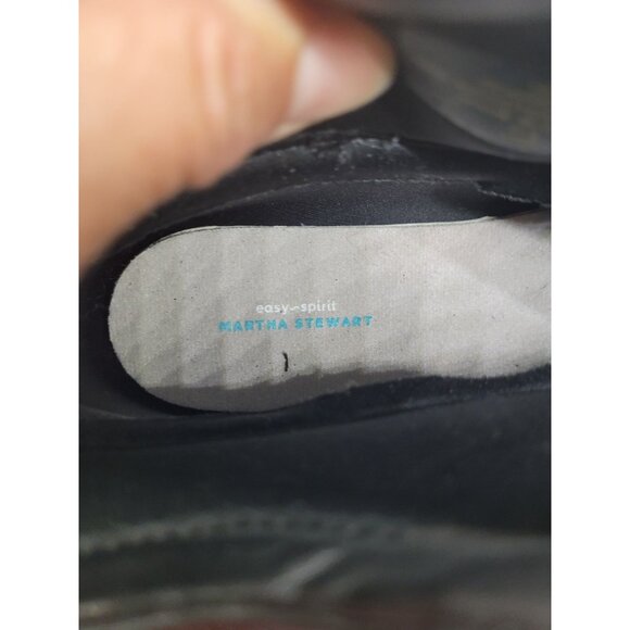 Easy Spirit Martha Stewart Womens Black Ankle Rain Boots 10M Snow garden comfort - Picture 4 of 7